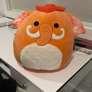 Squishmallows 16" Orange Woolly Mammoth Plush Toy